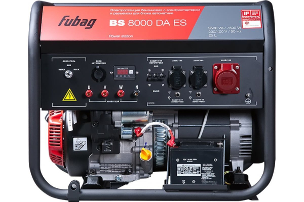 Бензиновый генератор Fubag BS 8000 DA ES Бензиновый генератор Fubag BS 8000 DA ES фото