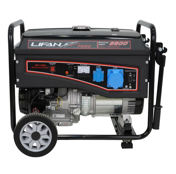 Бензиновый генератор Lifan 6 GF-3 (LF7000) переносной Бензиновый генератор Lifan 6 GF-3 (LF7000) переносной фото