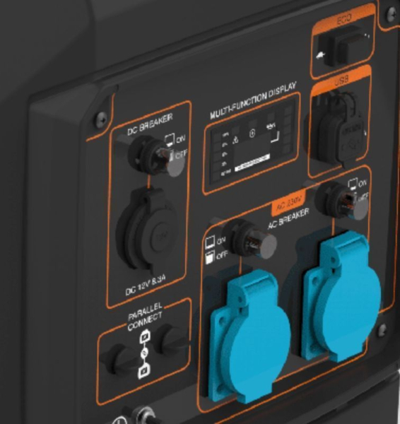 Бензиновый инверторный генератор Zongshen BQH 3500 E фото