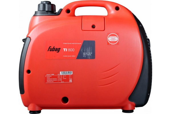 Бензиновый инверторный генератор Fubag TI 800 портативный фото