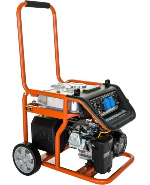 Бензиновый генератор Zongshen KB 3300 на колесах фото