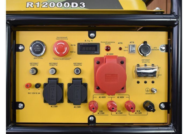 Бензиновый генератор RATO R12000DA-T э/c + подготовка к автозапуску портативный фото