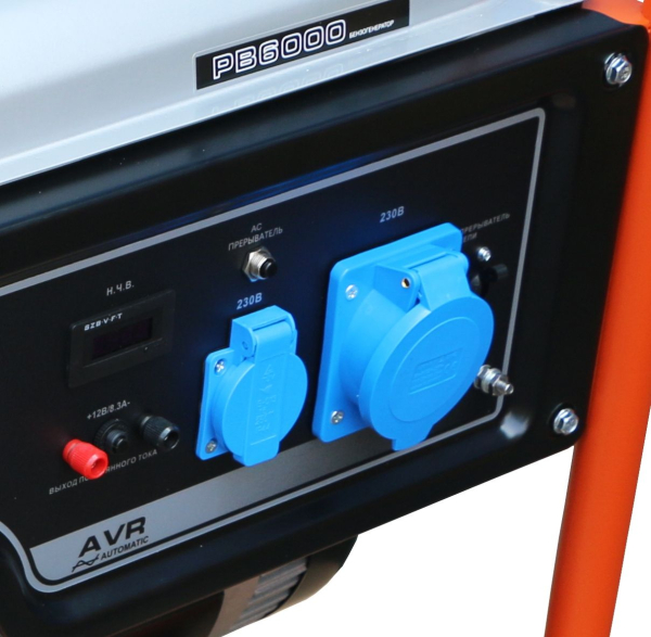 Бензиновый генератор Zongshen PB 6000 портативный фото