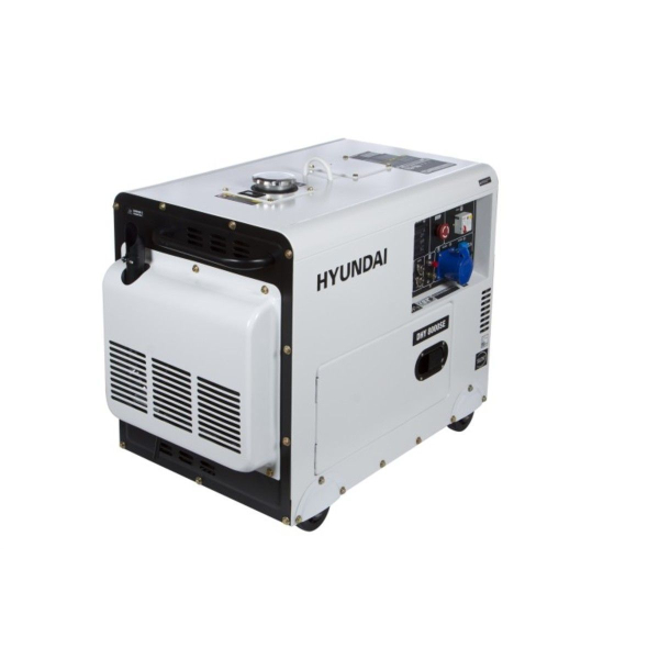 Дизельный генератор Hyundai DHY 8000SE  портативный фото