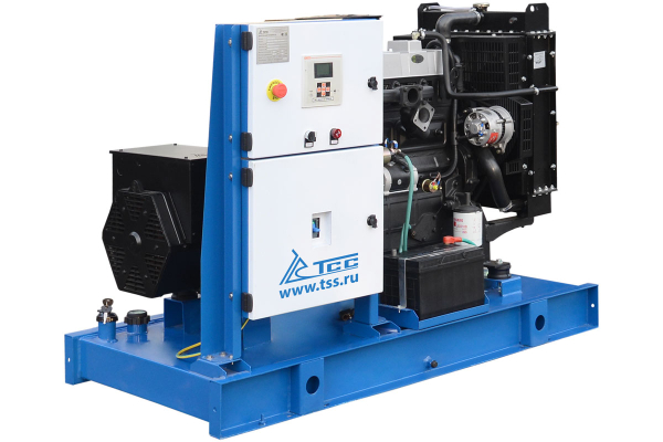 Дизельный генератор ТСС ЭД-24-Т400 в погодозащитном кожухе на прицепе 025274 фото