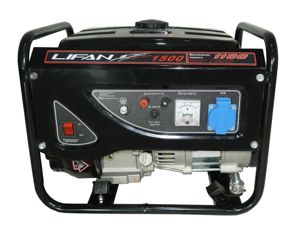 Бензиновый генератор Lifan 1 GF-3 (1500) 2-х тактный фото