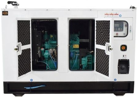Дизельный генератор Амперос АД 50-Т400 Р (Проф) в кожухе с АВР фото