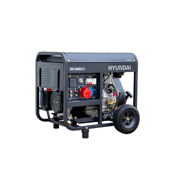 Дизельный генератор Hyundai DHY 8000LE-3  фото