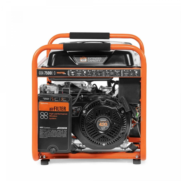 Бензиновый генератор DAEWOO GDA 7500E-3 портативный фото
