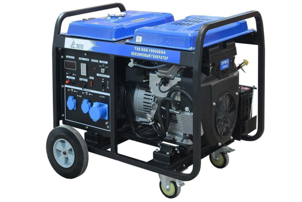 Бензиновый генератор ТСС SGG 10000EHA в кожухе МК-2.1 для дома фото