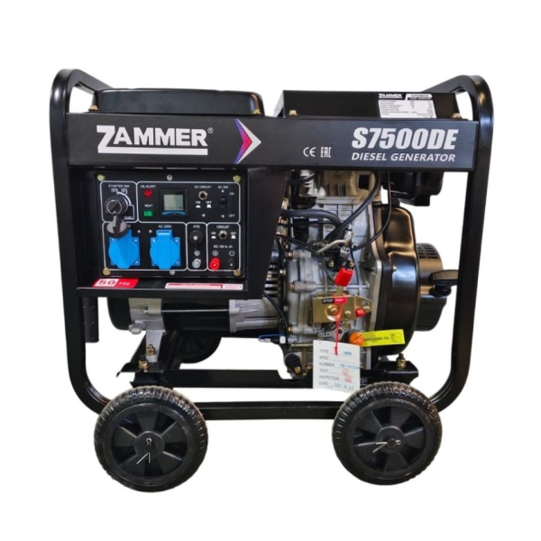 Дизельный генератор Zammer S7500DE S7500DE фото