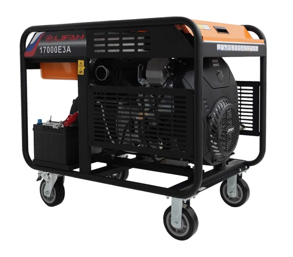 Бензиновый генератор Lifan 17000E3A портативный фото