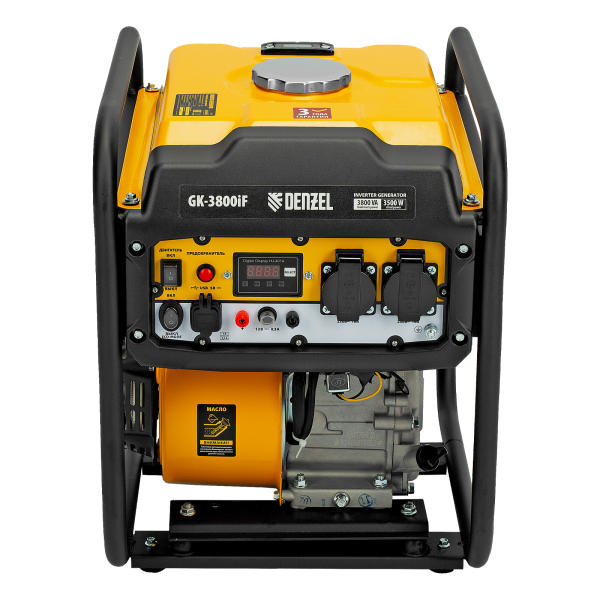 Бензиновый инверторный генератор DENZEL GK-3800iF для газового котла фото