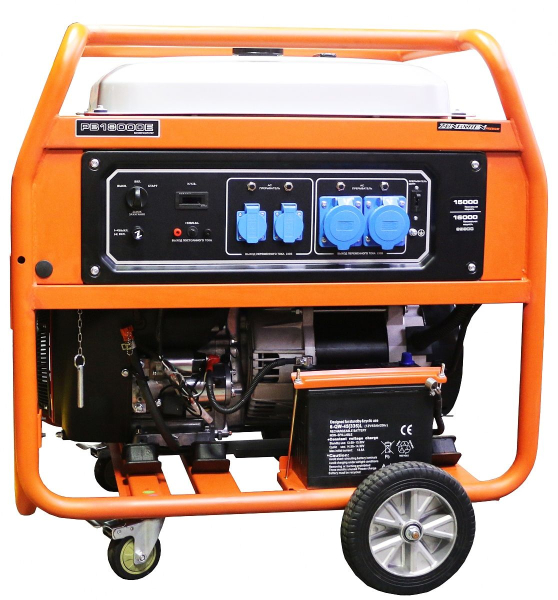 Бензиновый генератор Zongshen PB 18000 E фото