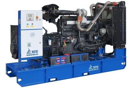Дизельный генератор ТСС ЭД-200-Т400 с АВР в погодозащитном кожухе на прицепе фото