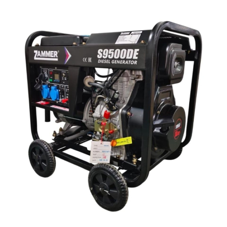 Дизельный генератор Zammer S9500DE фото