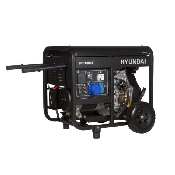 Дизельный генератор Hyundai DHY 8500LE  переносной фото