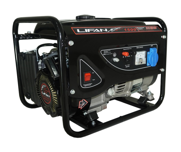 Бензиновый генератор Lifan 1 GF-3 (1500) 2-х тактный фото