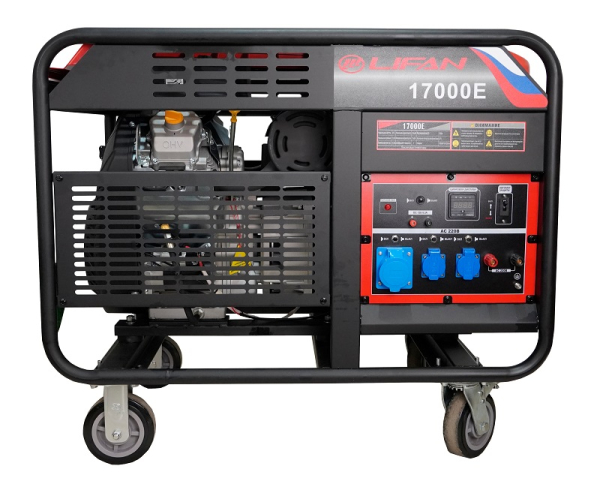 Бензиновый генератор Lifan 17000E 2-х тактный фото