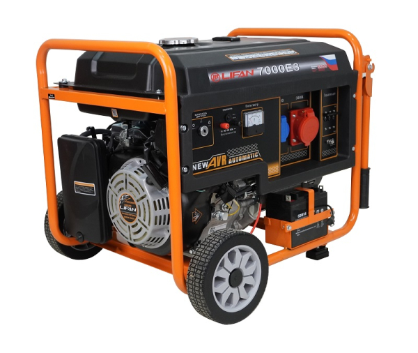 Бензиновый генератор Lifan 6 GF2-4 (LF7000E3) для дома фото