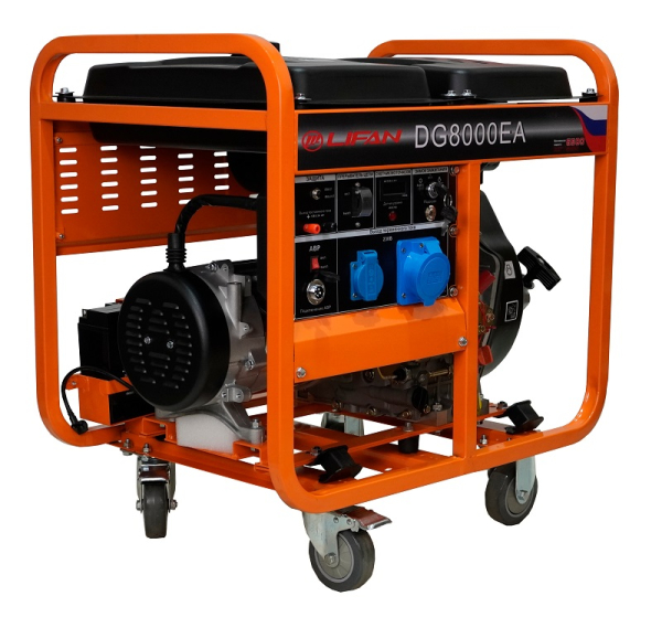 Дизельный генератор Lifan DG8000EA 00157314 портативный фото