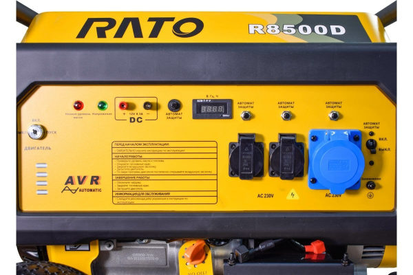 Бензиновый генератор RATO R8500D электростартер + колесный комплект переносной Бензиновый генератор RATO R8500D электростартер + колесный комплект переносной фото