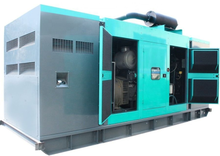 Дизельный генератор Амперос АД 900-Т400 в кожухе с АВР фото