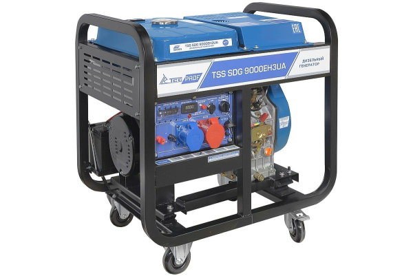 Дизельный генератор ТСС SDG 9000EH3UA 100036 портативный фото