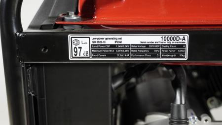 Бензиновый генератор Loncin LC10000D-AS, 3-х фазный (с мощностью без ограничений при 1-но и 3-х фазном режиме) фото