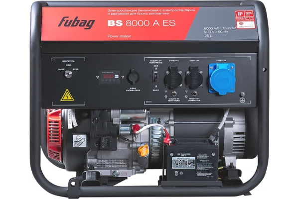 Бензиновый генератор Fubag BS 8000 A ES Бензиновый генератор Fubag BS 8000 A ES фото