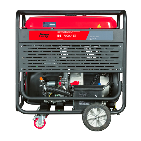 Бензиновый генератор Fubag BS 17000 A ES передвижной фото