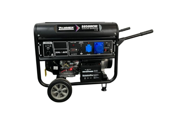 Бензиновый генератор Zammer S6500CXE- 5кВт для дома фото