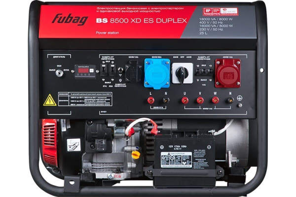 Бензиновый генератор Fubag BS 8500 XD ES DUPLEX стационарный фото