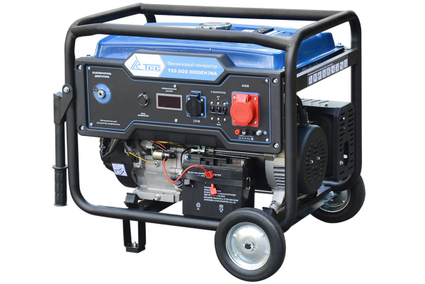 Бензиновый генератор ТСС SGG 8000EH3NA с АВР для газового котла фото