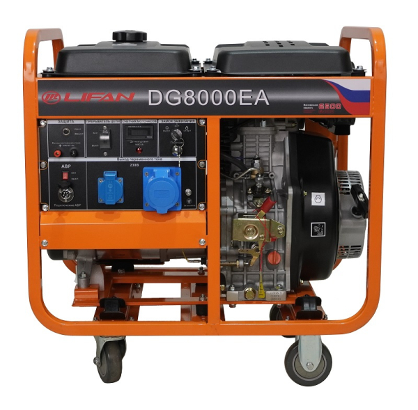 Дизельный генератор Lifan DG8000EA 00157314 портативный фото