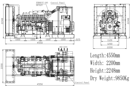 Дизельный генератор ТСС АД-1000С-Т400-1РМ8 фото
