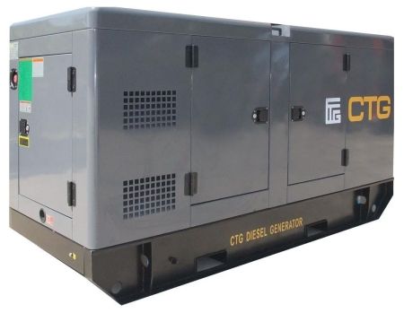 Дизельный генератор CTG AD-440RE в кожухе с АВР фото