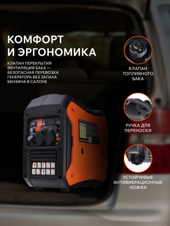 Бензиновый генератор PATRIOT iGX 2000 фото