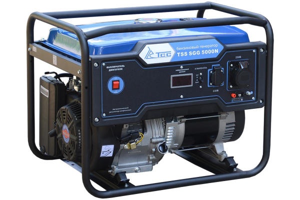 Бензиновый генератор ТСС SGG 5000N для газового котла фото