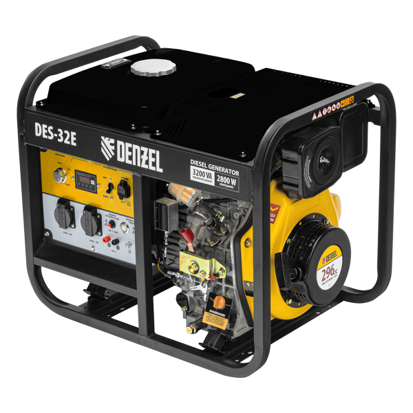 Дизельный генератор DENZEL DES-32E 94412 синхронный фото