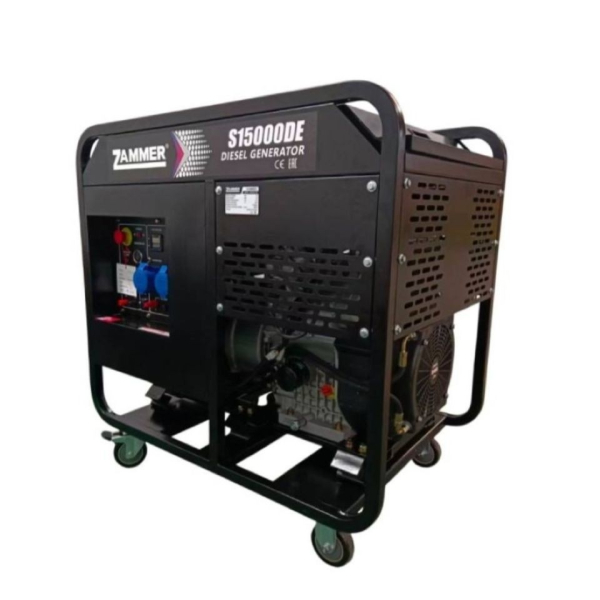 Дизельный генератор Zammer S15000DE S15000DE передвижной фото
