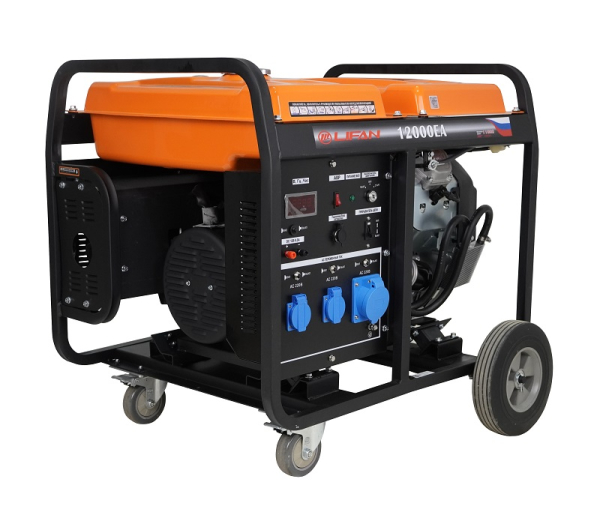 Бензиновый генератор Lifan 10 GF-5A (LF12000ЕА) портативный фото