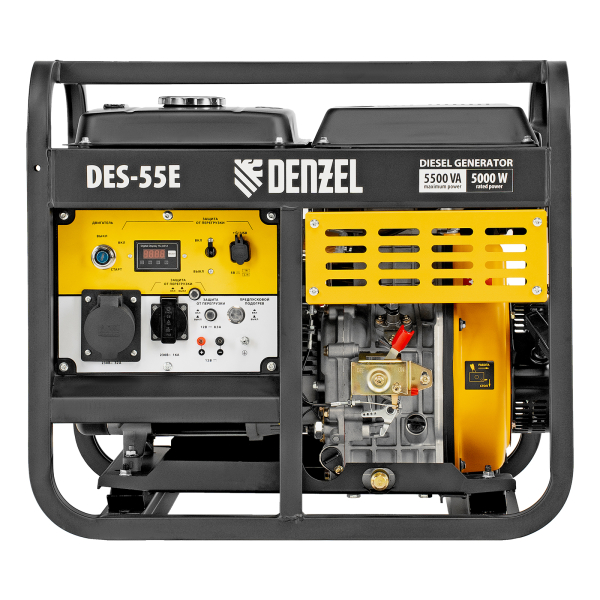 Дизельный генератор DENZEL DES-55E 94414 для дачи фото