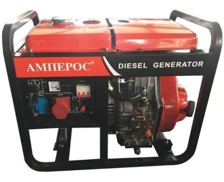 Дизельный генератор Амперос LDG12000E-3 стартер в кожухе фото