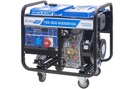 Дизельный генератор ТСС SDG 6500EH3A фото