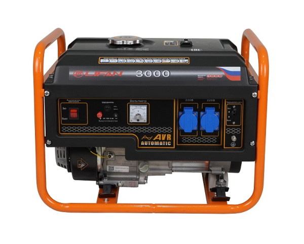 Бензиновый генератор Lifan 2.8 GF-6 (LF3000) портативный фото