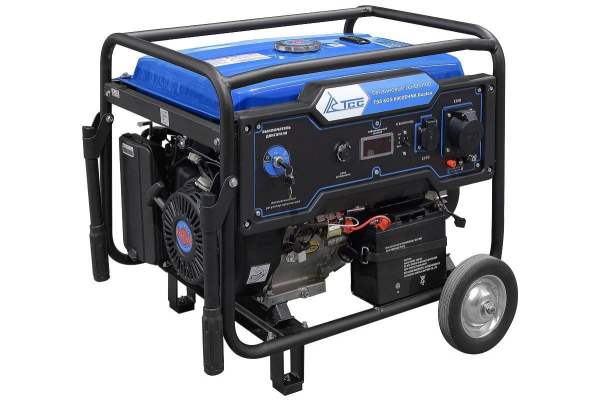 Бензиновый генератор ТСС SGG 6000EHNA Duplex для газового котла фото