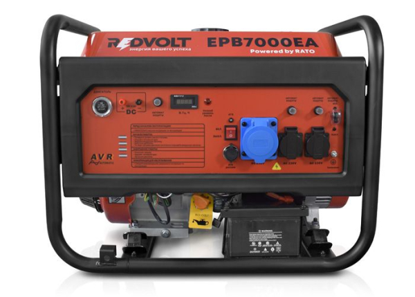 Бензиновый генератор REDVOLT EPB7000EA портативный фото