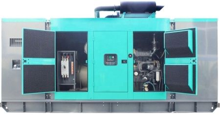 Дизельный генератор Амперос АД 750-Т400 в кожухе с АВР фото