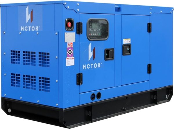 Дизельный генератор Исток АД12С-Т400-РПМ15 в кожухе  бесшумный фото